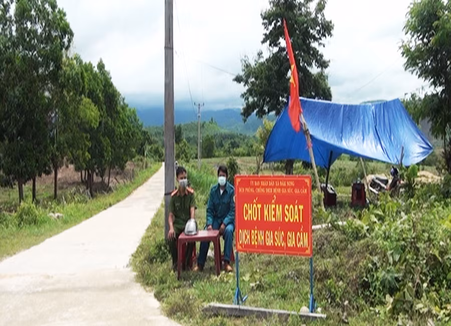  Chốt kiểm soát động vật làng Krăc (xã Đăk Sông, huyện Kông Chro). Ảnh: Minh Sơn