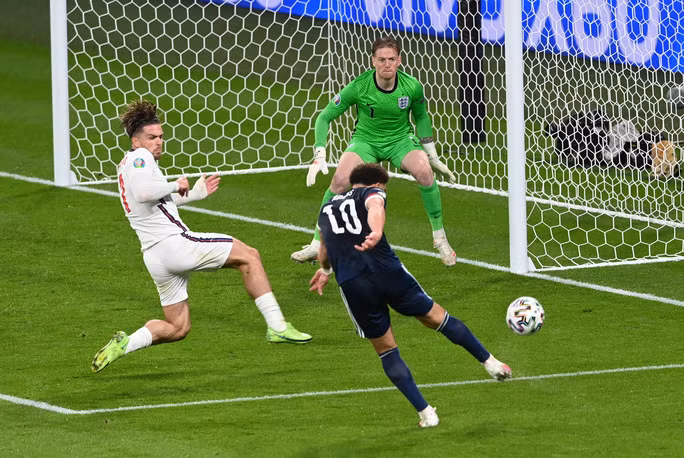  Scotland tạo được nhiều cơ hội nguy hiểm hơn hẳn Anh dù kiểm soát bóng chỉ 36%