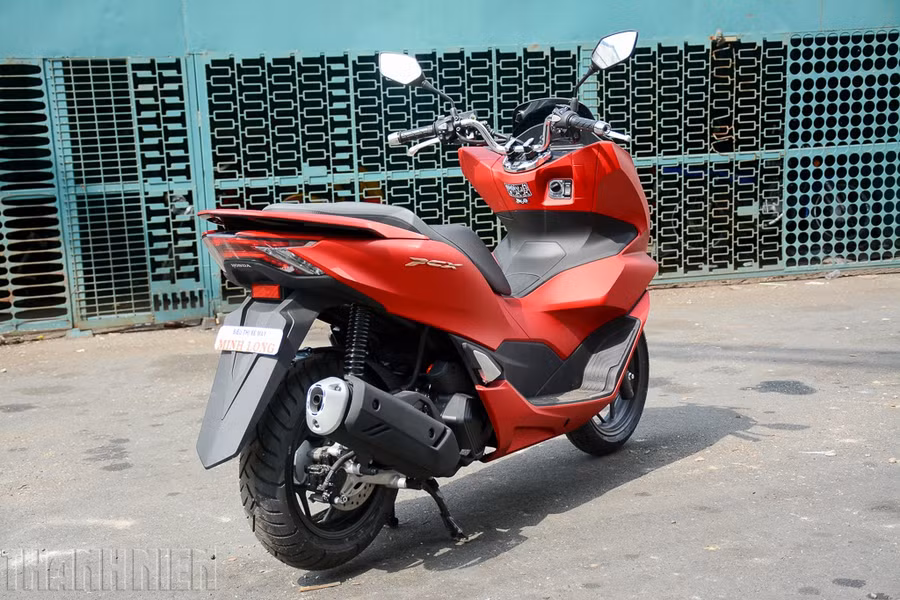 Thế hệ mới của Honda PCX 160 có diện mạo hầm hố, mạnh mẽ hơn - Ảnh: Trần Hoàng Thế hệ mới của Honda PCX 160 có diện mạo hầm hố, mạnh mẽ hơn - Ảnh: Trần Hoàng