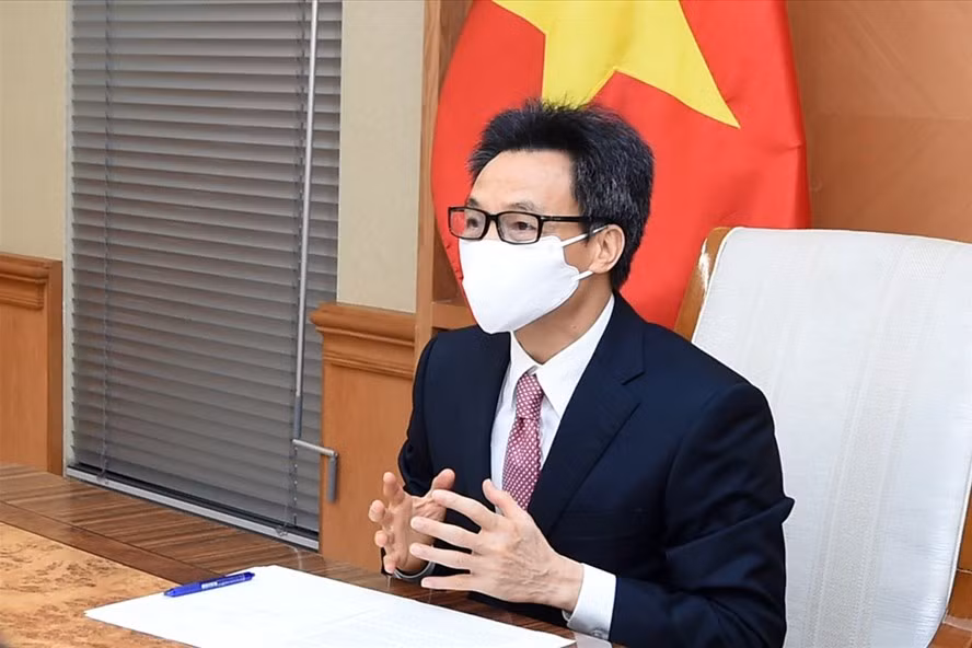 Phó Thủ tướng Chính phủ Vũ Đức Đam, Trưởng ban Chỉ đạo Quốc gia phòng, chống dịch COVID-19. Ảnh: Đình Nam Phó Thủ tướng Chính phủ Vũ Đức Đam, Trưởng ban Chỉ đạo Quốc gia phòng, chống dịch COVID-19. Ảnh: Đình Nam