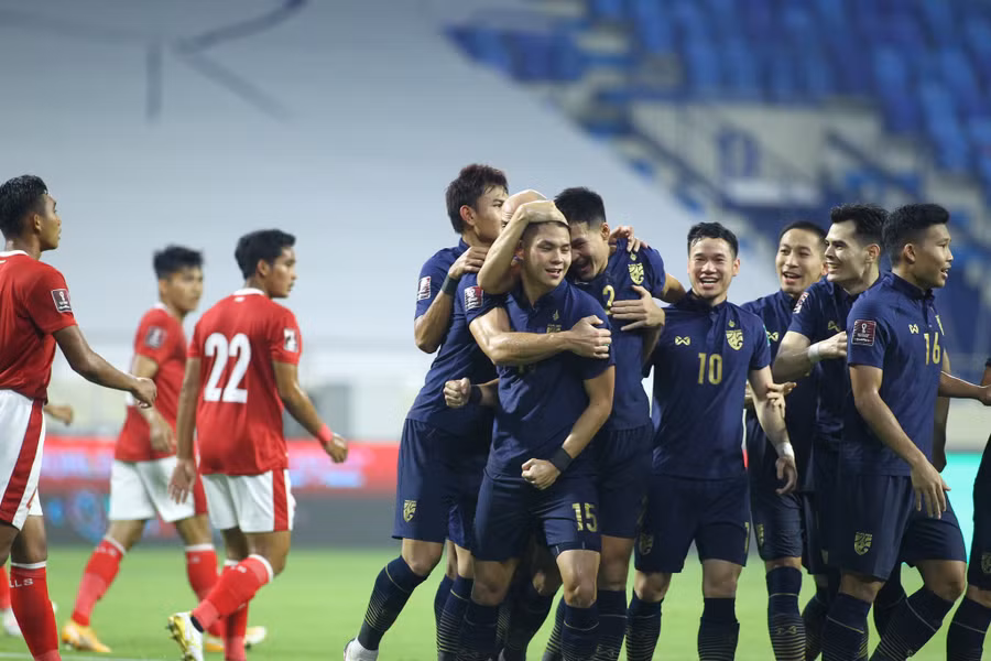 Dù ghi được 2 bàn nhưng Thái Lan không thể khai thác triệt để những điểm yếu của Indonesia. Ảnh: NGỌC LINH