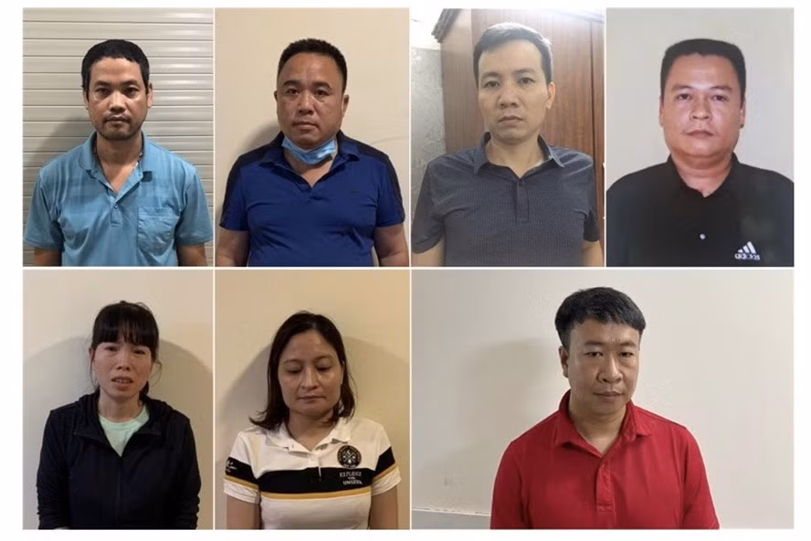 Các bị can liên quan đến đường dây sách giáo khoa giả. Các bị can liên quan đến đường dây sách giáo khoa giả.
