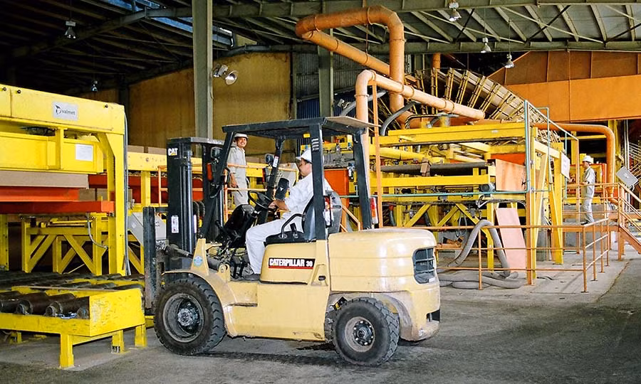 Nhà máy MDF Gia Lai. Ảnh: Đ.T