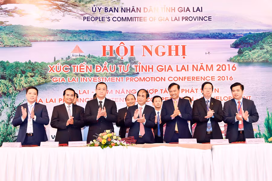 Ký kết hợp tác đầu tư. Ảnh: Đ.T