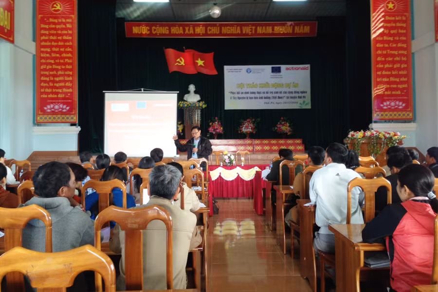 Huyện Đak Pơ có 473 hộ được hưởng lợi từ dự án. Ảnh: Hồng Thi