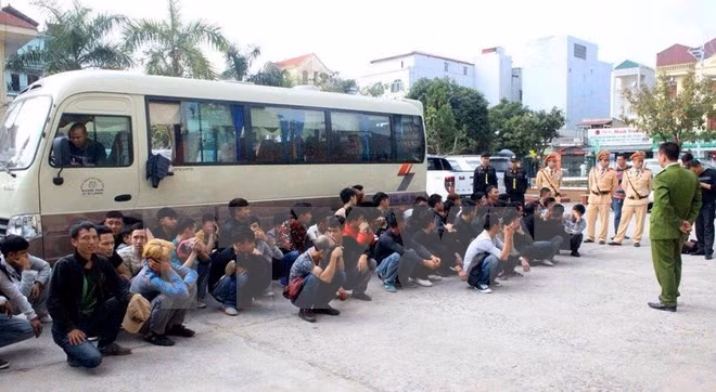 76 đối tượng bị cơ quan điều tra bắt giữ.