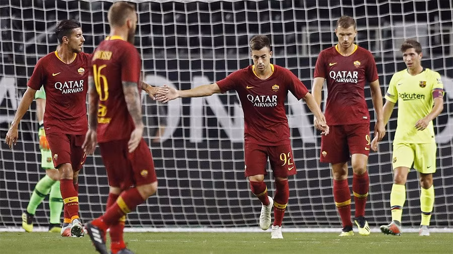 Roma ngược dòng ấn tượng trước Barca Roma ngược dòng ấn tượng trước Barca