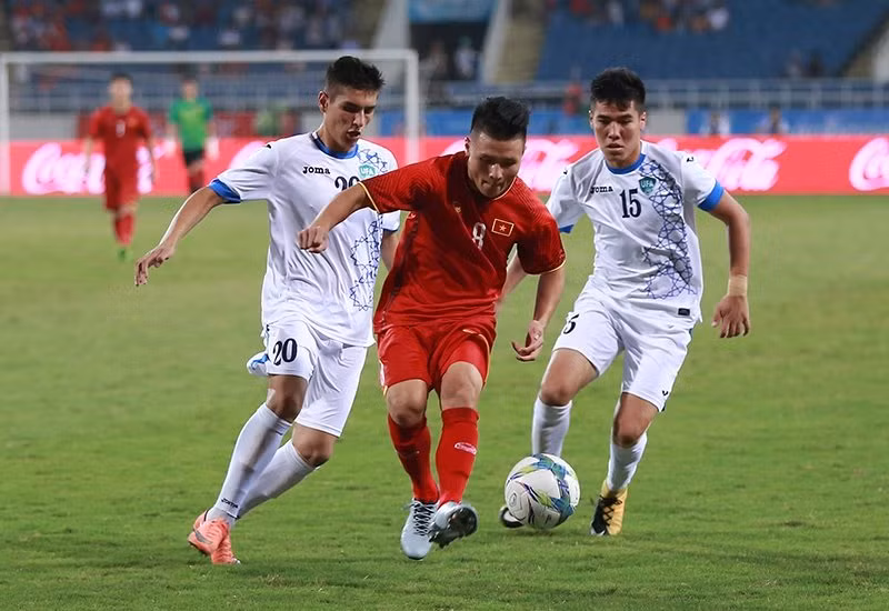 U23 Việt Nam đã thực sự khó khăn khi U23 Uzbekistan đá quyết liệt...
