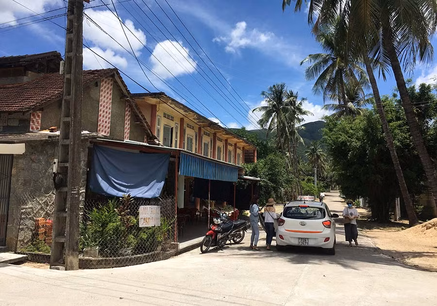  Một góc làng phong Quy Hòa. Ảnh: L.H