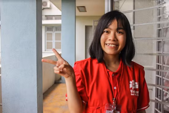 Ma Diên Lệ mong ước trở thành tình nguyện viên quốc tế. Ma Diên Lệ mong ước trở thành tình nguyện viên quốc tế.
