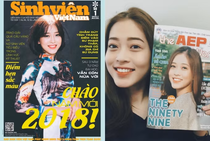 Cô từng chụp ảnh trang bìa cho một số tờ báo.