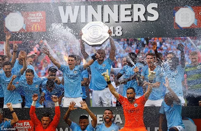 Manchester City giành Siêu cúp Anh lần thứ 5. (Nguồn: Reuters) Manchester City giành Siêu cúp Anh lần thứ 5. (Nguồn: Reuters)