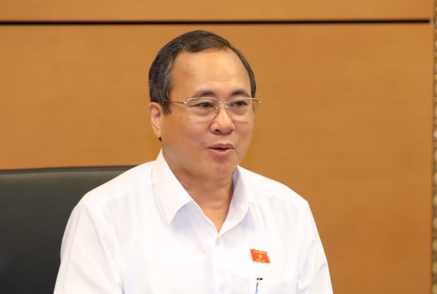  Ông Trần Văn Nam khi còn đương chức -Ảnh Ngọc Thắng