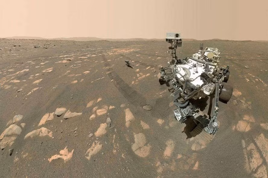 Tàu thám hiểm sao Hỏa Perseverance của NASA. Ảnh: NASA