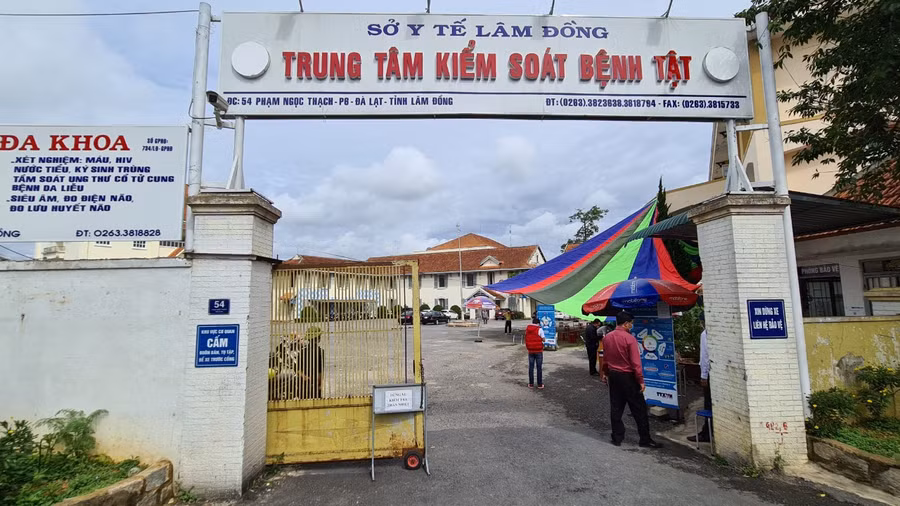 CDC Lâm Đồng nơi xét nghiệm Covid-19. ẢNH: LÂM VIÊN
