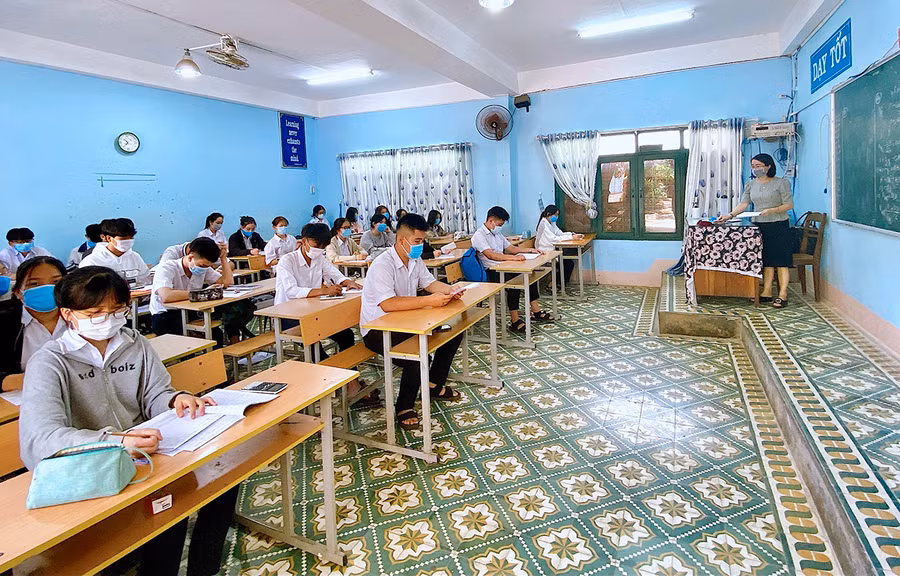 Kết quả kỳ thi đã phản ánh đúng thực chất công tác giáo dục ở địa phương cũng như chất lượng dạy và học của từng trường. Ảnh: Hồng Thi