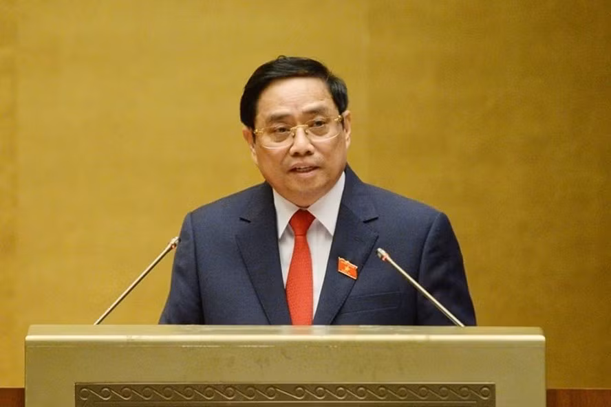 Thủ tướng Chính phủ Phạm Minh Chính. Ảnh QH Thủ tướng Chính phủ Phạm Minh Chính. Ảnh QH