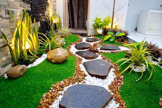 Tiểu cảnh đá rất được ưa chuộng ở các nước phương Tây. (Ảnh minh hoạ)
