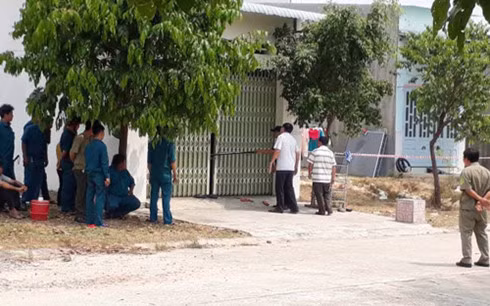 Ngôi nhà nơi xảy ra vụ việc. Ngôi nhà nơi xảy ra vụ việc.