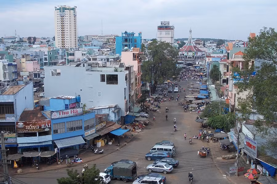 Một góc TP. Pleiku.