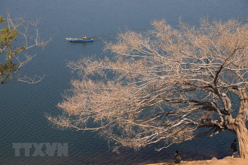  Biển Hồ, thắng cảnh du lịch nổi tiếng của thành phố Pleiku, tỉnh Gia Lai. (Ảnh: Thành Đạt/TTXVN)