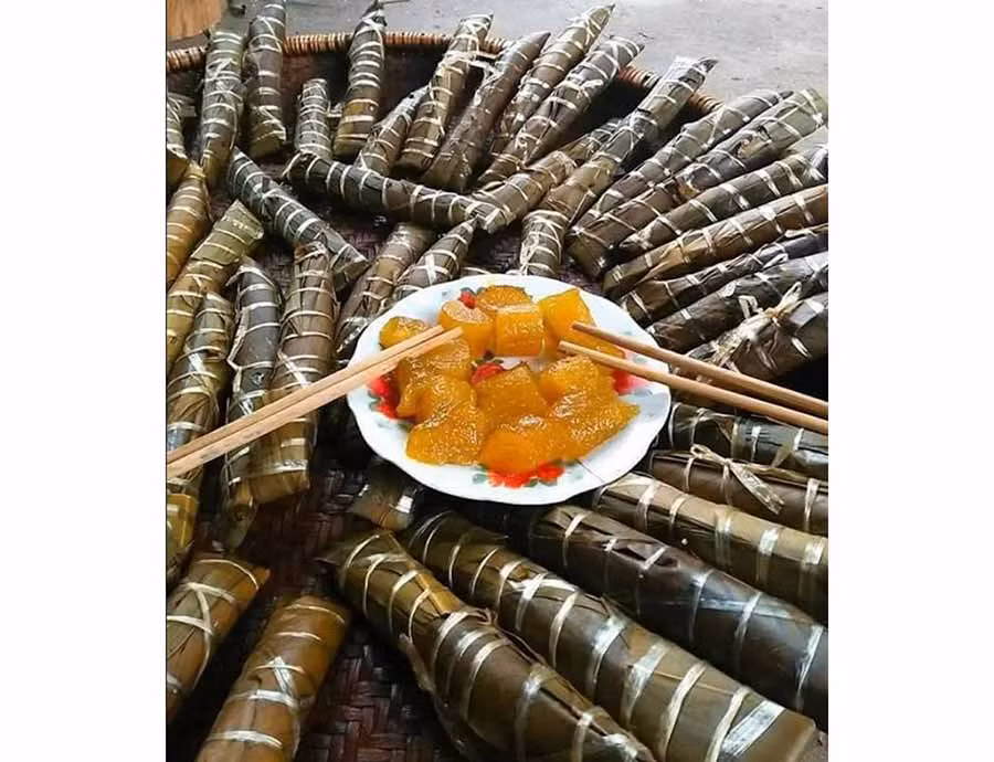 Bánh tro mè. Ảnh: internet