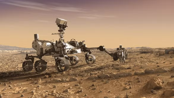 Xe tự hành của NASA sẽ được đưa lên sao Hỏa vào tháng 7-2020 - Ảnh: NASA