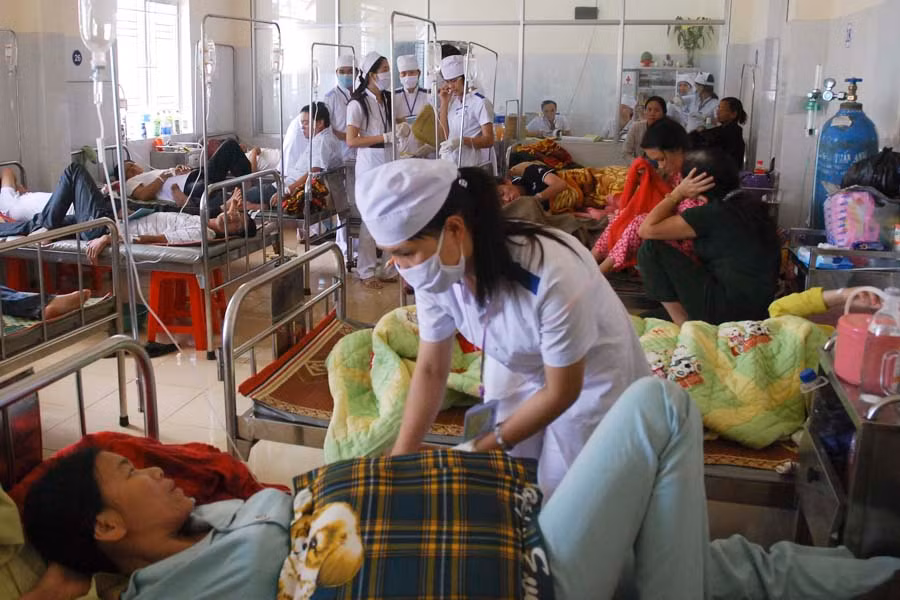 Bệnh sốt xuất huyết đang gia tăng. Ảnh: N.T