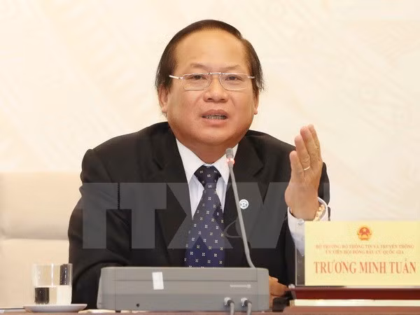 Bộ trưởng Bộ Thông tin và Truyền thông Trương Minh Tuấn kiêm giữ chức Phó Trưởng ban Tuyên giáo Trung ương.