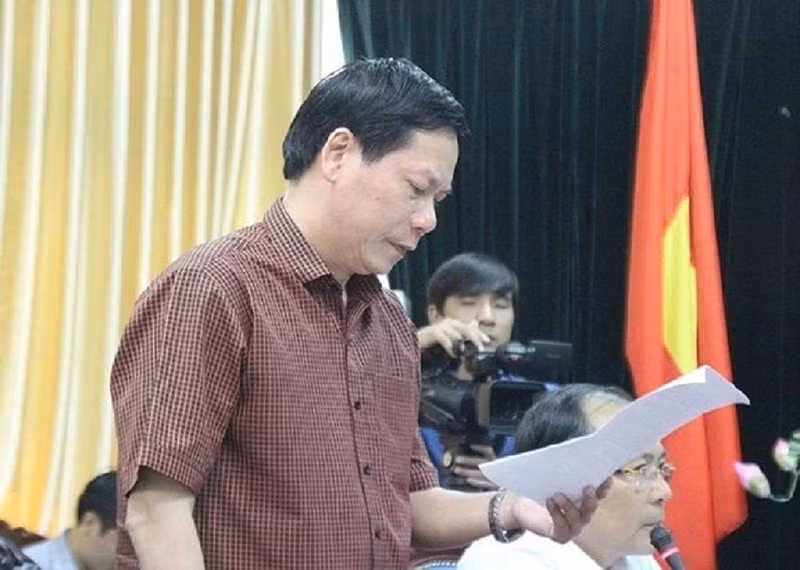 Ông Trương Quý Dương, cựu giám đốc BV đa khoa tỉnh Hòa Bình. Ảnh: TUYẾN PHAN