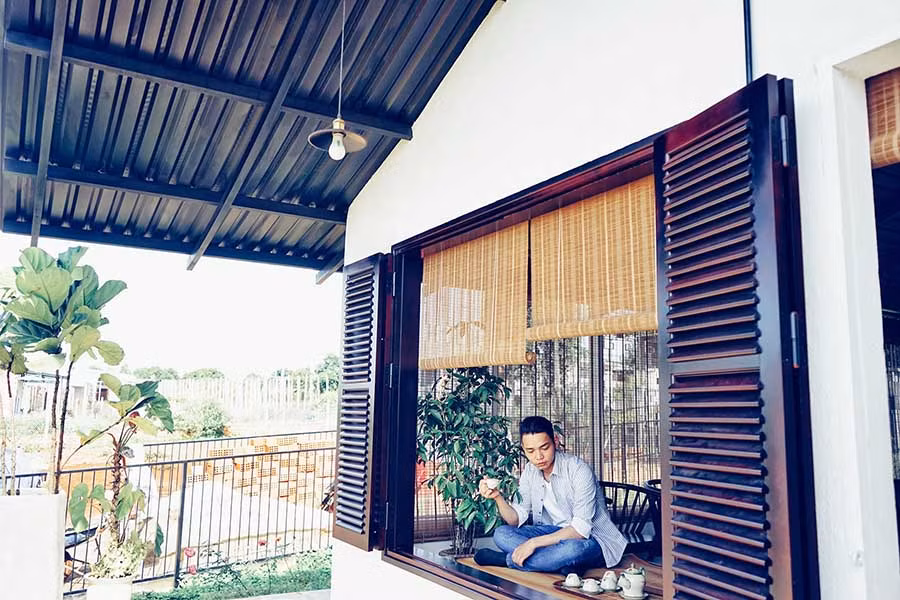 Mô hình farmstay vừa đi vào hoạt động góp phần làm phong phú thêm dịch vụ lưu trú tại Phố núi trong dịp lễ hội. Ảnh: Nhật Tân2