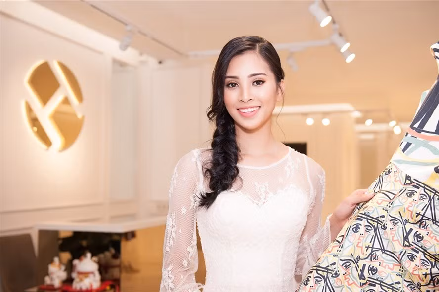 Hoa hậu Trần Tiểu Vy. Ảnh: Quang Đức. 