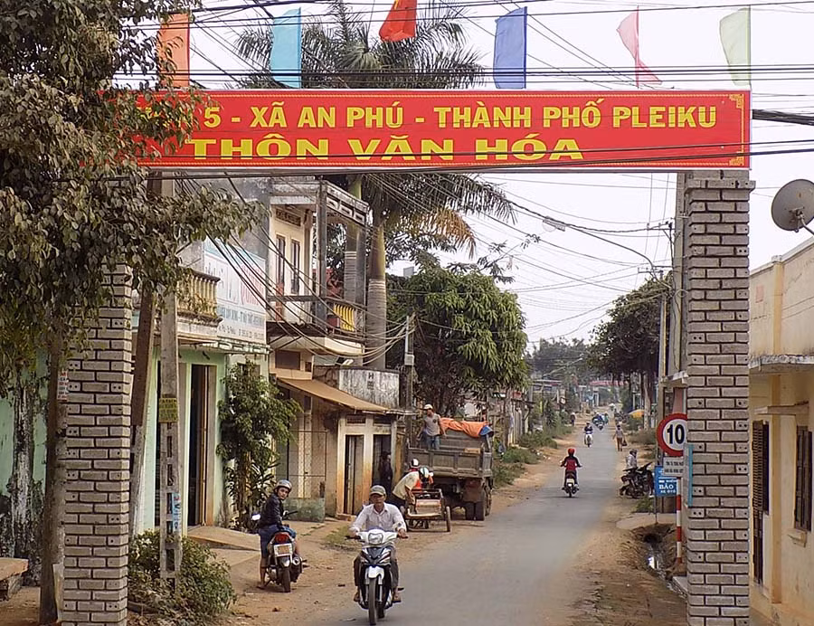 Tỉnh Gia Lai gắn xây dựng ĐSVH với xây dựng nông thôn mới. Ảnh: Thanh Nhật
