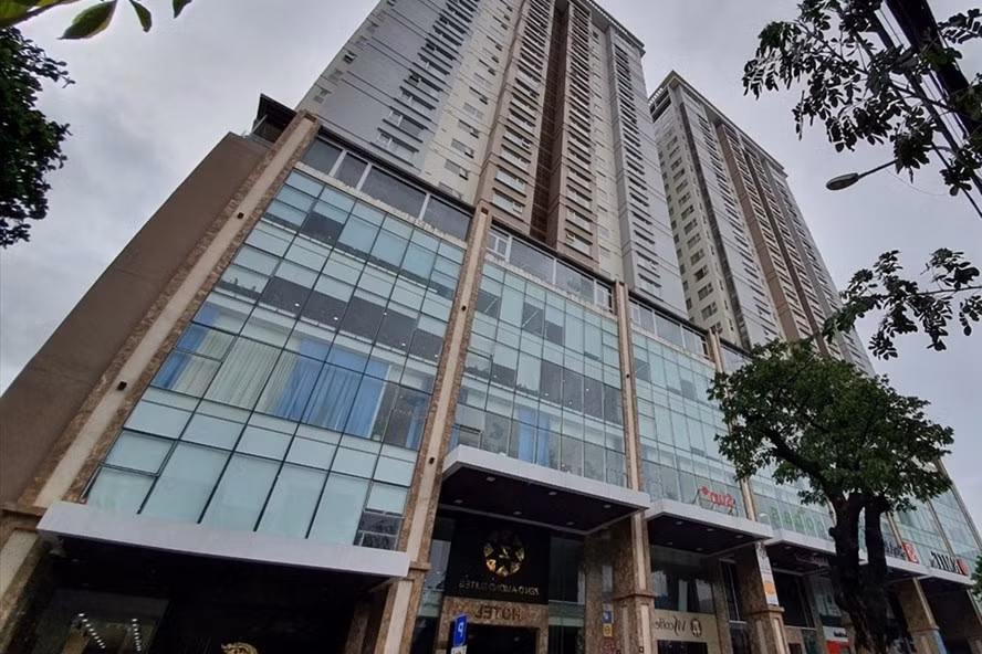Chung cư F.Home Đà Nẵng - nơi dân đội mưa đòi tiền và sổ hồng. Ảnh: PĐ.
