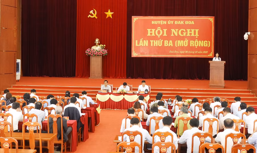 Quang cảnh hội nghị. Ảnh: Thanh Nhật Toàn cảnh hội nghị. Ảnh: Thanh Nhật