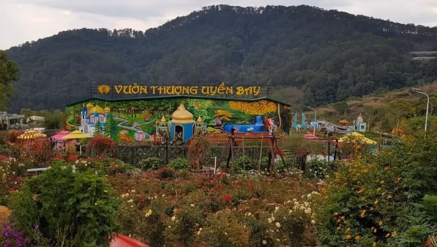 Dự án khu du lịch canh nông Vườn thượng uyển bay ở Đà Lạt xây dựng trái phép.