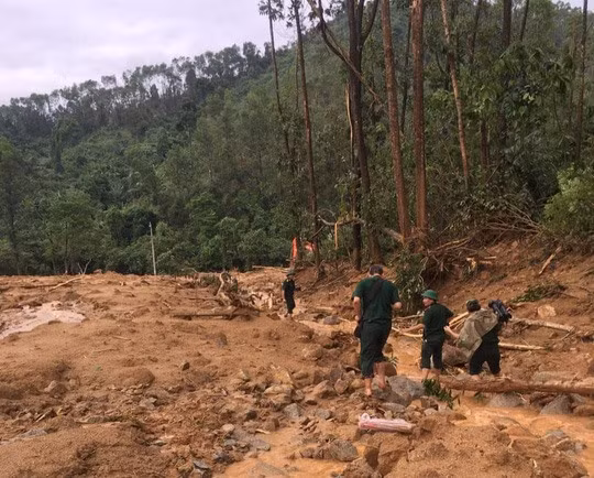  Thuỷ điện Rào Trăng 3 bị sạt lở. Ảnh: Tuấn Nguyên