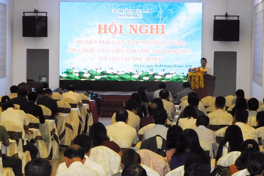 Quang cảnh hội nghị. Ảnh: Thanh Nhật Toàn cảnh hội nghị. Ảnh: Thanh Nhật