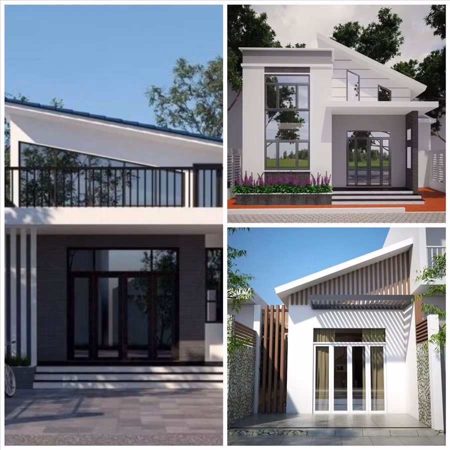 Mẫu nhà cấp 4 gác lửng mái bằng với thiết kế vuông vức đơn giản hiện đại với hình khối khỏe khoắn tiết kiệm thời gian thiết kế lẫn thi công. Ảnh minh họa: Phương Duy
