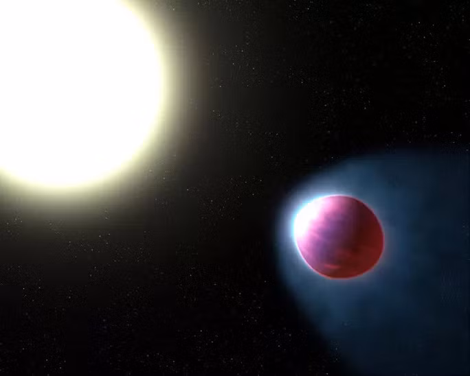 Ảnh đồ họa mô tả hành tinh đặc biệt cách chúng ta 850 năm ánh sáng - Ảnh: NASA