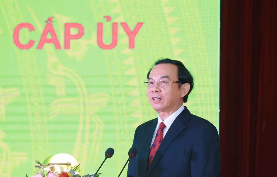 Ông Nguyễn Văn Nên được bầu giữ chức Bí thư Thành ủy Thành phố Hồ Chí Minh khóa XI. (Ảnh: Phương Hoa/TTXVN)