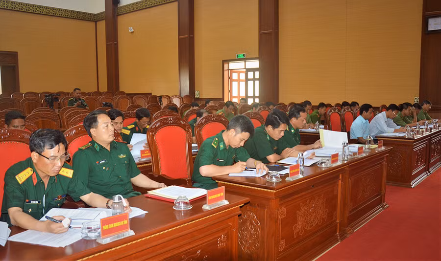  Các đại biểu về dự hội nghị. Ảnh: Huy Bắc