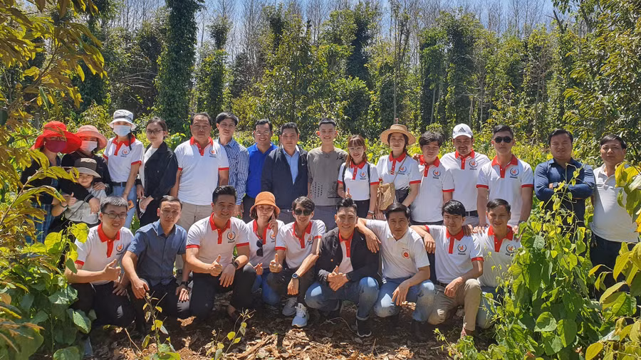 Khu vườn của Thành giờ đây đã trở thành điểm đến thú vị của rất nhiều du khách.