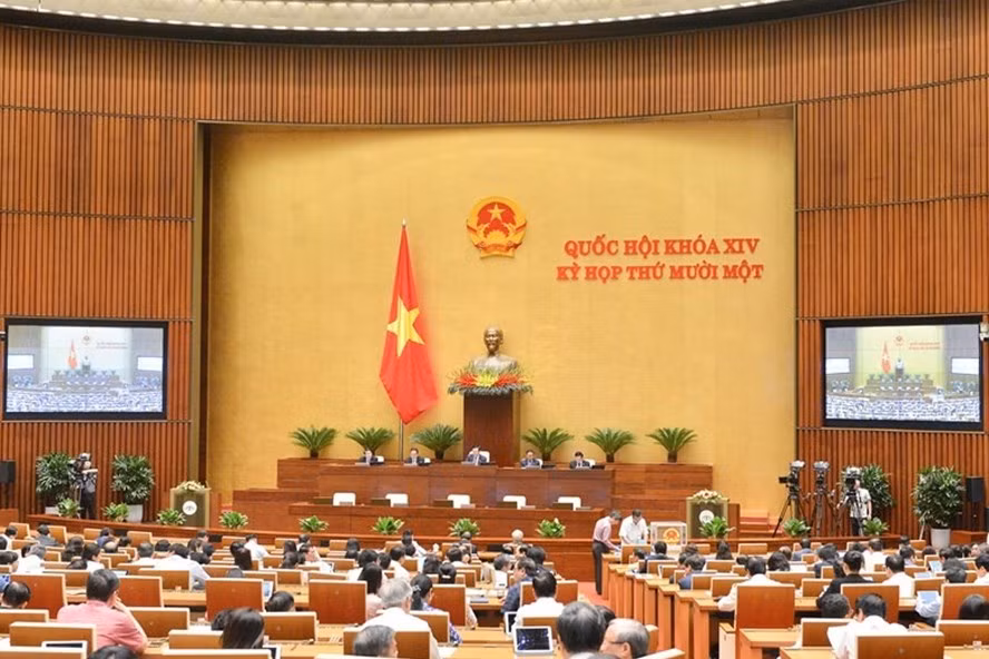  Kỳ họp thứ 11 Quốc hội khoá XIV. Ảnh: QH.