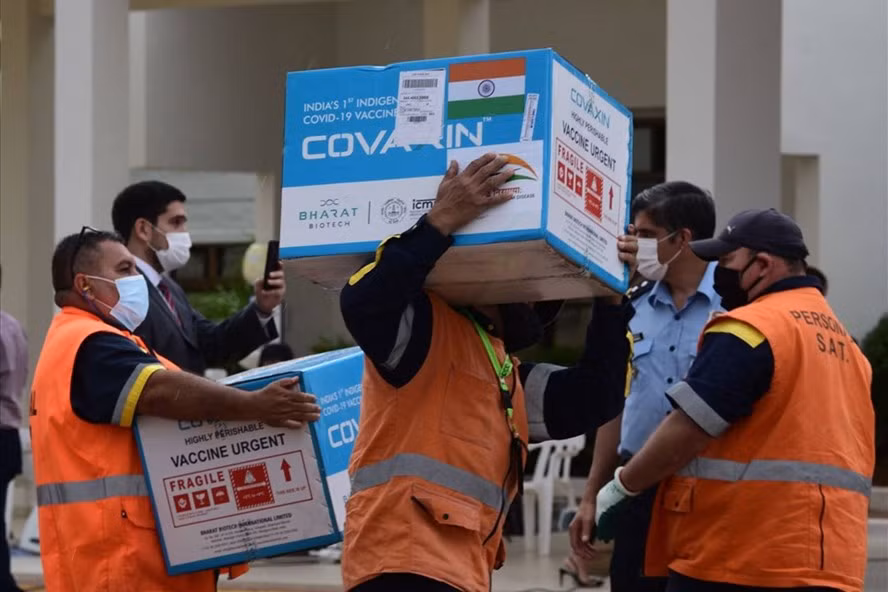 Ấn Độ đang gánh chịu hậu quả nặng nề từ đại dịch COVID-19. Ảnh: AFP Ấn Độ đang gánh chịu hậu quả nặng nề từ đại dịch COVID-19. Ảnh: AFP