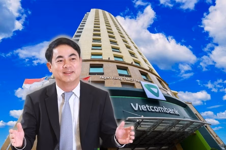 Ông Nghiêm Xuân Thành - Chủ tịch HĐQT Vietcombank. Đồ hoạ: LH