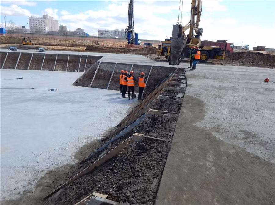  Cáp treo đang được xây dựng ở Blagoveshchensk. Ảnh: Chính quyền vùng Amur