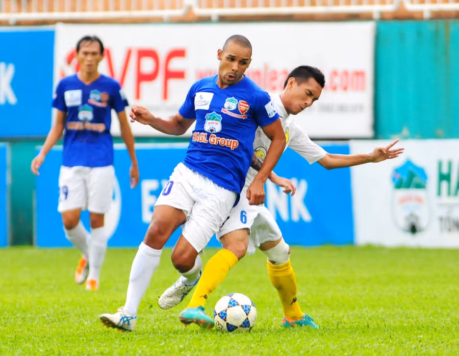 Evaldo Goncalves từng là chân sút lẫy lừng trong lịch sử HAGL.