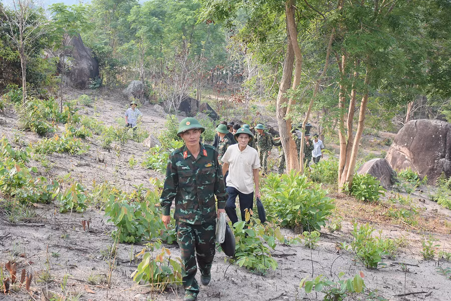 Hành trình tìm hài cốt liệt sĩ của Đội Quy tập mộ liệt sĩ chưa bao giờ ngơi nghỉ. Ảnh: Minh Nguyễn