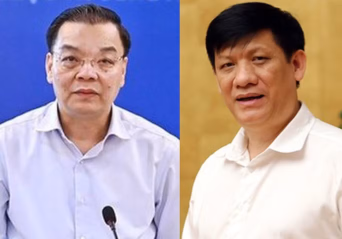 Ông Nguyễn Thanh Long (trái) và ông Chu Ngọc Anh bị khai trừ ra khỏi Đảng. (Nguồn: TTXVN)